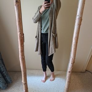 Oversized cardigan sweater